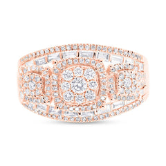0.92ct 14k Rose Gold Diamond Lady's Ring