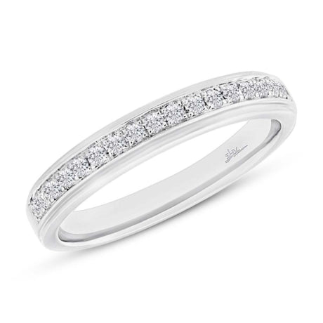 0.23ct 14k White Gold Diamond Lady's Band