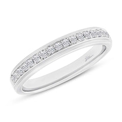 0.23ct 14k White Gold Diamond Lady's Band