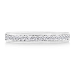 0.23ct 14k White Gold Diamond Lady's Band