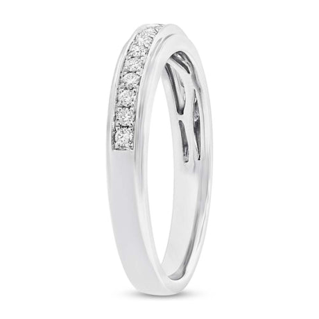 0.23ct 14k White Gold Diamond Lady's Band