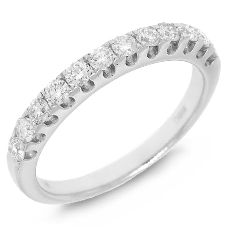 0.50ct 14k White Gold Diamond Lady's Band Size 5.5