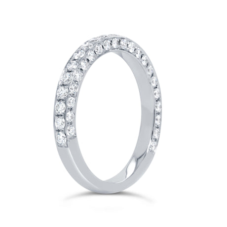 1.07ct 14k White Gold Diamond Lady's Band