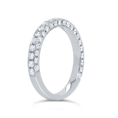 1.07ct 14k White Gold Diamond Lady's Band