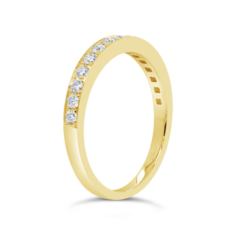 0.36ct 14k Yellow Gold Diamond Lady's Band