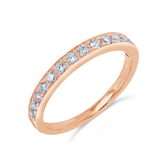 0.36ct 14k Rose Gold Diamond Lady's Band