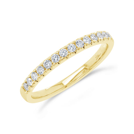 0.31ct 18k Yellow Gold Diamond Lady's Band