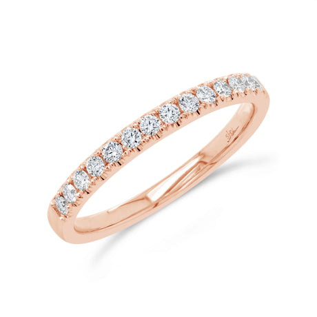 0.31ct 18k Rose Gold Diamond Lady's Band