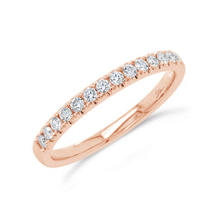 0.31ct 18k Rose Gold Diamond Lady's Band