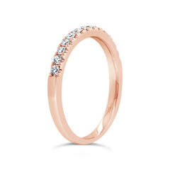 0.31ct 18k Rose Gold Diamond Lady's Band