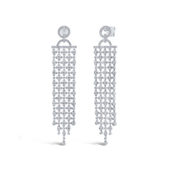 1.55ct 14k White Gold Diamond Earring