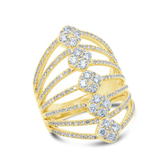 1.14ct 14k Yellow Gold Diamond Lady's Ring