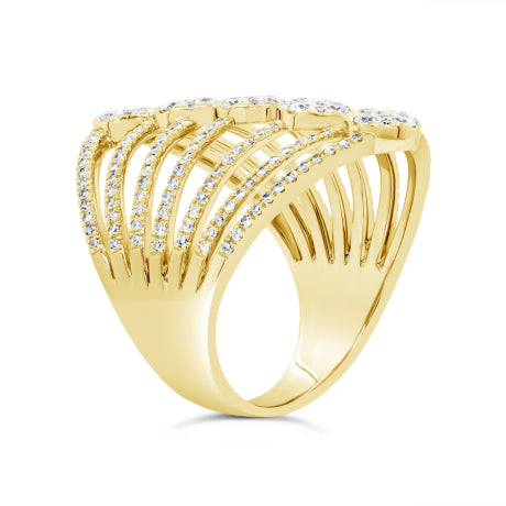1.14ct 14k Yellow Gold Diamond Lady's Ring