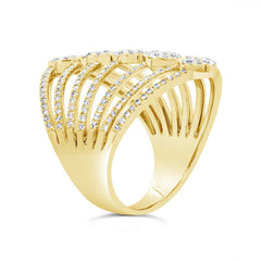 1.14ct 14k Yellow Gold Diamond Lady's Ring