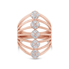 0.68ct 14k Rose Gold Diamond Lady's Ring