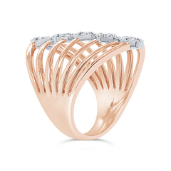 0.68ct 14k Rose Gold Diamond Lady's Ring