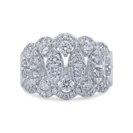 1.69ct 14k White Gold Diamond Lady's Ring