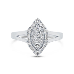 0.47ct 14k White Gold Diamond Lady's Ring