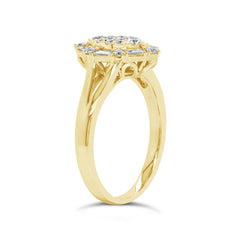 0.47ct 14k Yellow Gold Diamond Lady's Ring