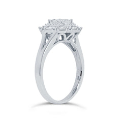 0.54ct 14k White Gold Diamond Lady's Ring