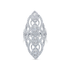 1.59ct 14k White Gold Diamond Lady's Ring