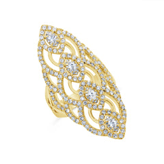 1.59ct 14k Yellow Gold Diamond Lady's Ring
