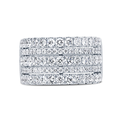 1.80ct 14k White Gold Diamond Lady's Ring