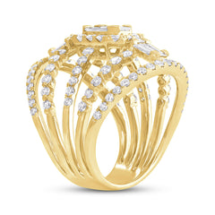 2.56ct 14k Yellow Gold Diamond Lady's Ring