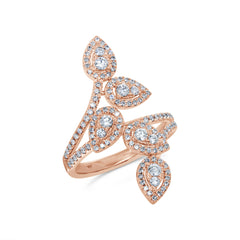 0.72ct 14k Rose Gold Diamond Lady's Ring