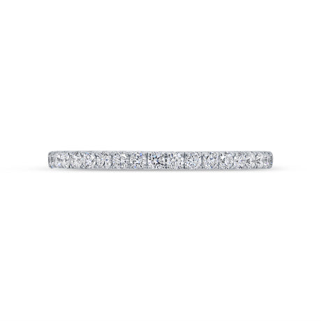 0.40ct 18k White Gold Diamond Lady's Band Size 6.5