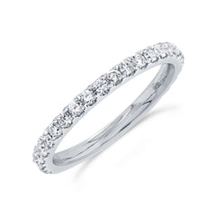 0.38ct 14k White Gold Diamond Lady's Band