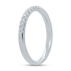 0.25ct 18k White Gold Diamond Lady's Band Size 6
