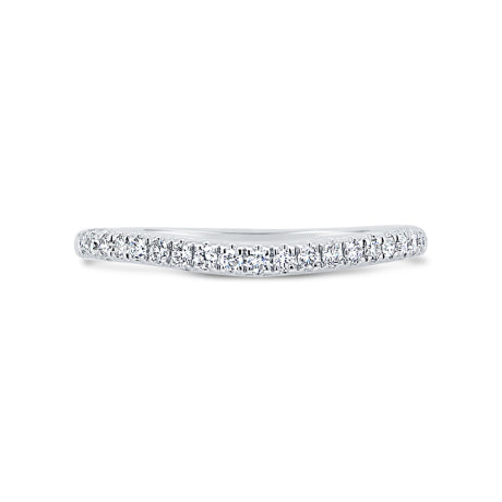 0.17ct 18k White Gold Diamond Lady's Band Size 5.75