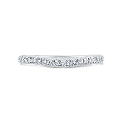 0.17ct 18k White Gold Diamond Lady's Band Size 5.75