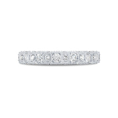 0.56ct 14k White Gold Diamond Lady's Band Size 4.5