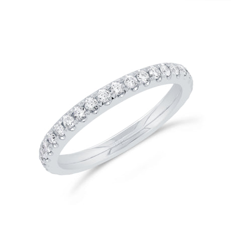 0.46ct 14k White Gold Diamond Lady's Band