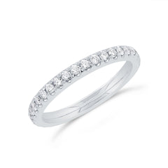 0.46ct 14k White Gold Diamond Lady's Band