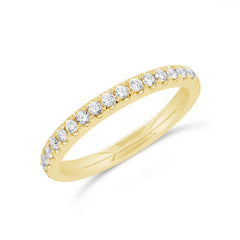 0.46ct 14k Yellow Gold Diamond Lady's Band
