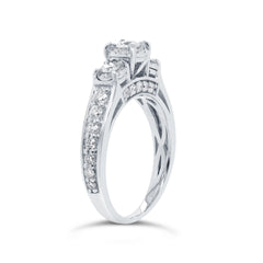 1.02ct 14k White Gold Diamond Engagement Ring