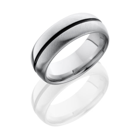 Cobalt Chrome 8mm Domed Band