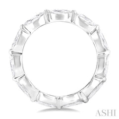 2.00 Ctw East-West Set Marquise Cut Diamond Eternity Wedding Band in 14K White Gold