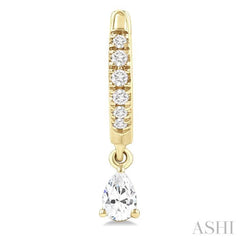 .40CTRDDM PETITE HUGGIE ER YG 14K-G*