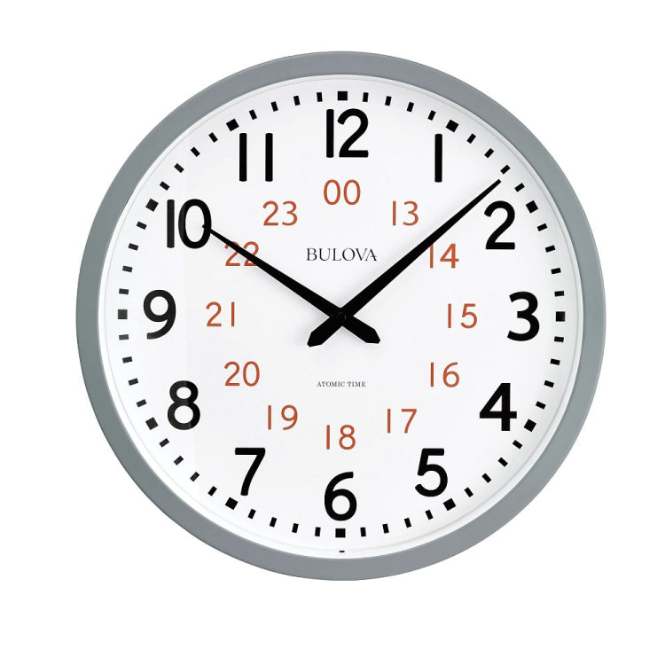 Bulova  Wall   Commercial Clock