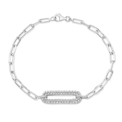 Paper Clip Chain Bracelet