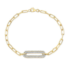 Paper Clip Chain Bracelet