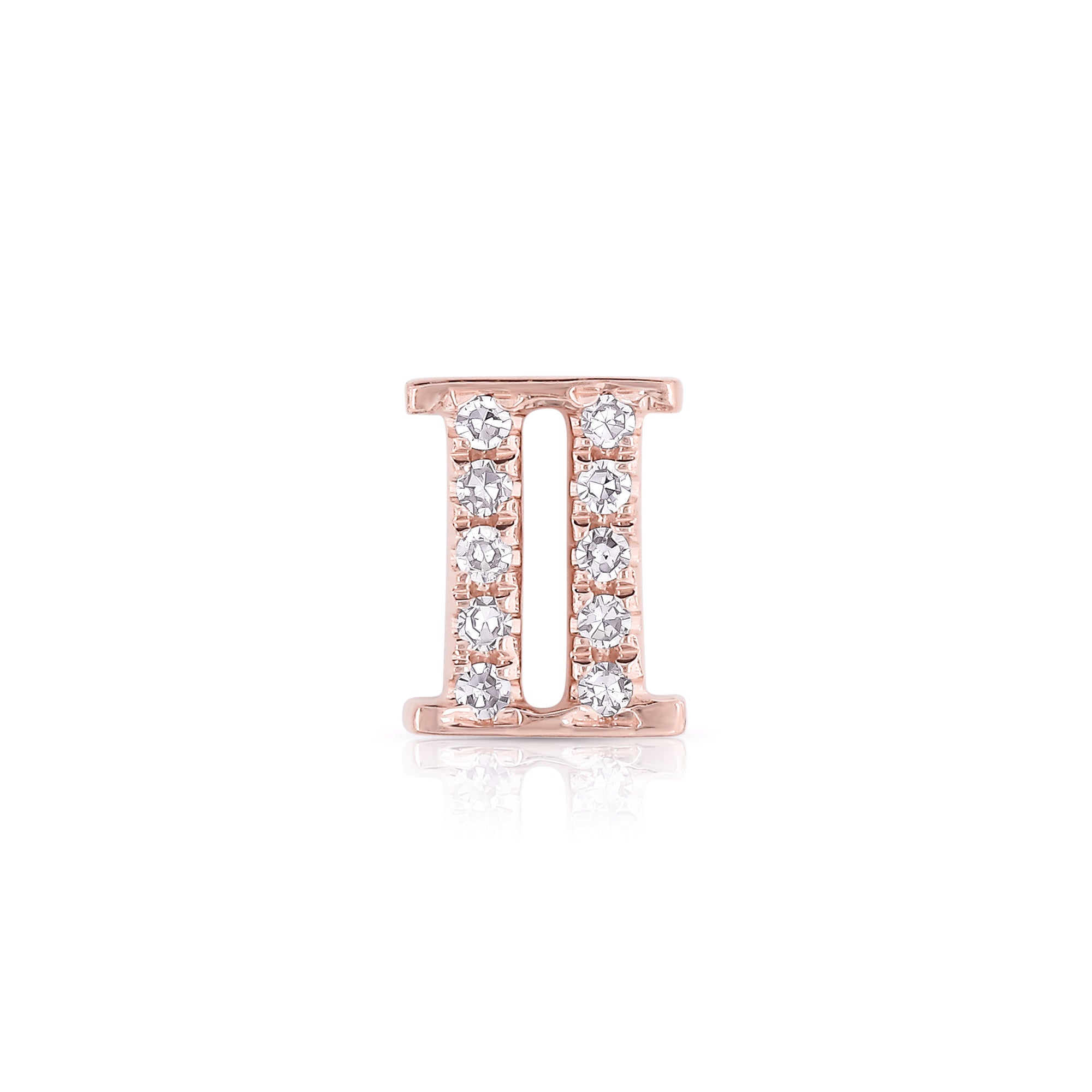 roman-numeral-ii-diamond-charm-cc6002