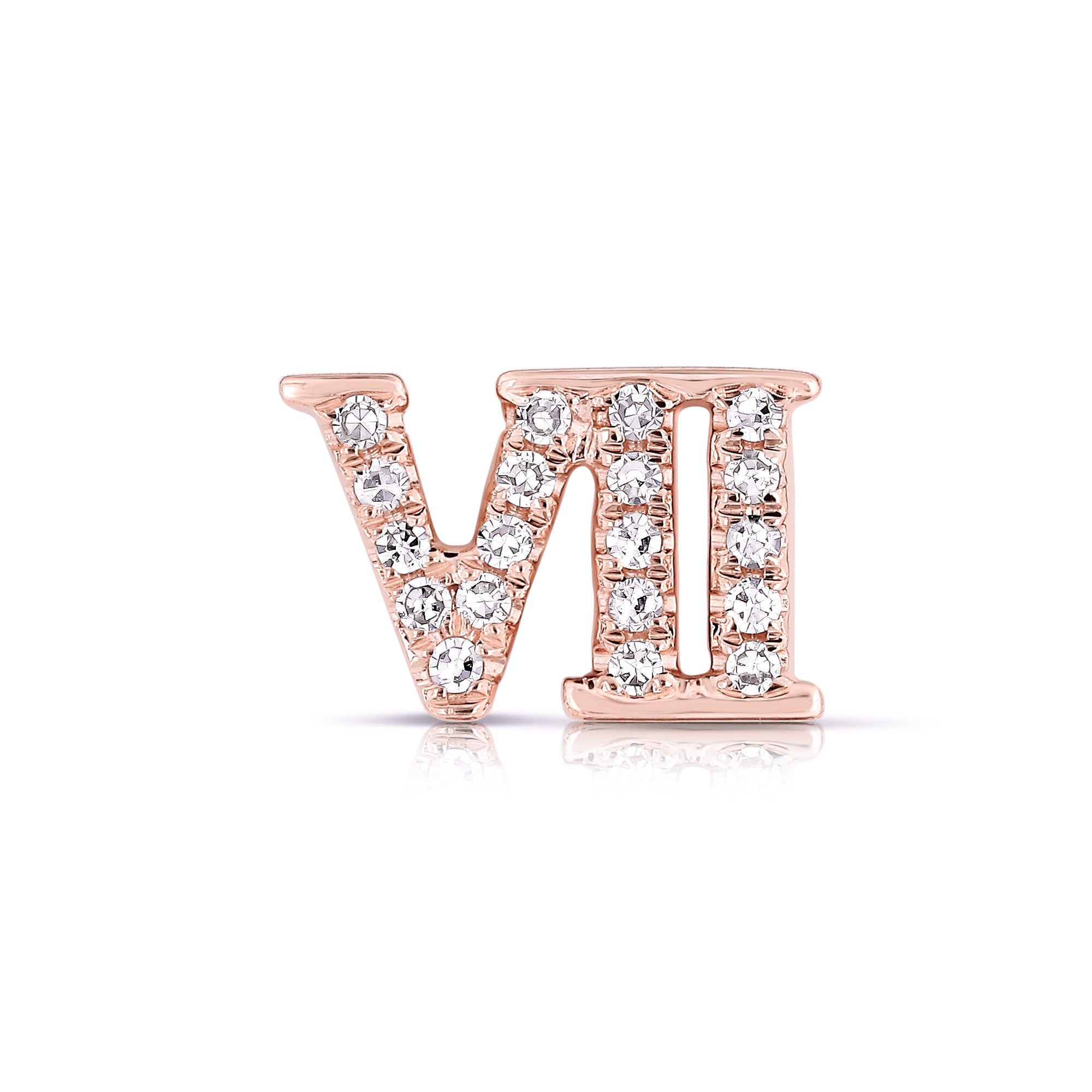 roman-numeral-vii-diamond-charm-cc6007