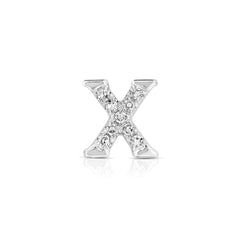Roman Numeral X Diamond Charm