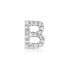 Letter B Diamond Charm