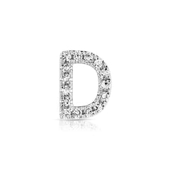 Letter D Diamond Charm